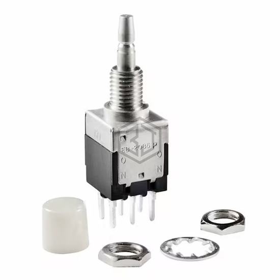 EB2061P-BB - NKK Switches - Pushbutton Switches