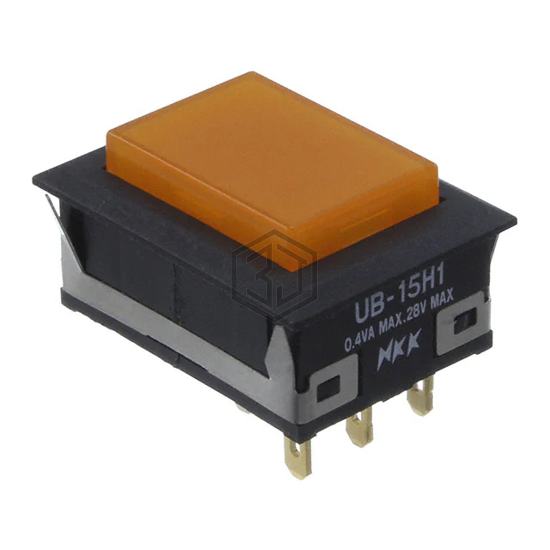 UB15NKG015D-DD - NKK Switches - Pushbutton Switches