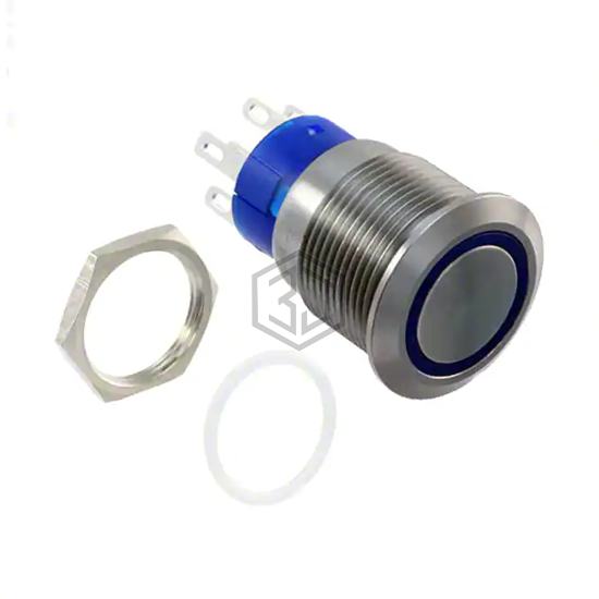 AV1910E724Q04 - TE Connectivity ALCOSWITCH Switches - Pushbutton Switches