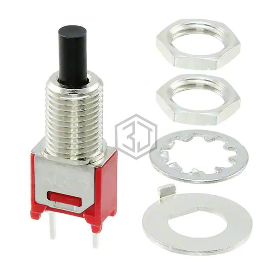 PMS9P1B09M2QE - TE Connectivity ALCOSWITCH Switches - Pushbutton Switches