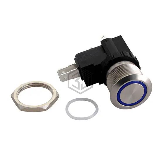AVH19LSFE7121604 - TE Connectivity ALCOSWITCH Switches - Pushbutton Switches