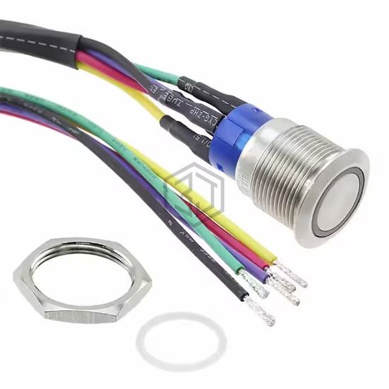 AV1910DA12T5Q04 - TE Connectivity ALCOSWITCH Switches - Pushbutton Switches