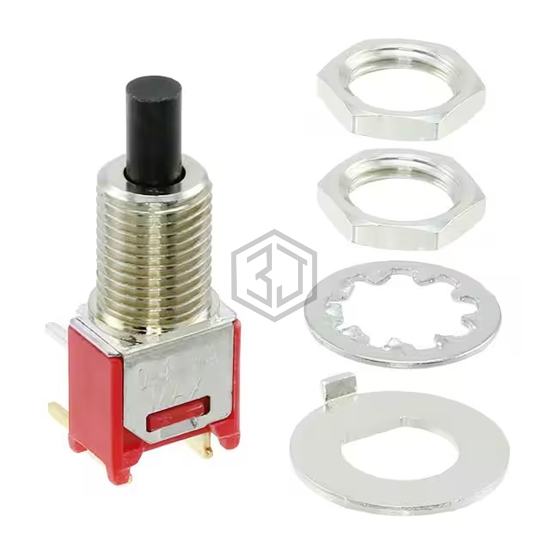 PMS9P1B09M6RE - TE Connectivity ALCOSWITCH Switches - Pushbutton Switches