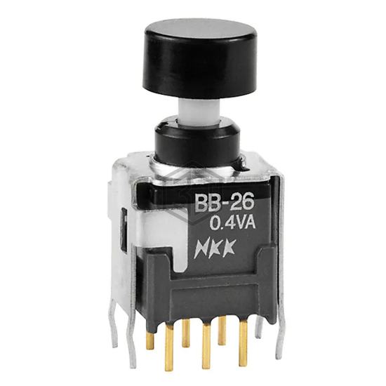 BB26AB-HA - NKK Switches - Pushbutton Switches