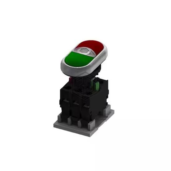 M22DP-SB02-E230-GR-<START,STOP> - Moujen - Pushbutton Switches