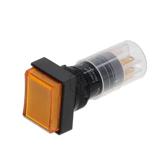 P16OAT11KYELYEL - E-Switch - Pushbutton Switches