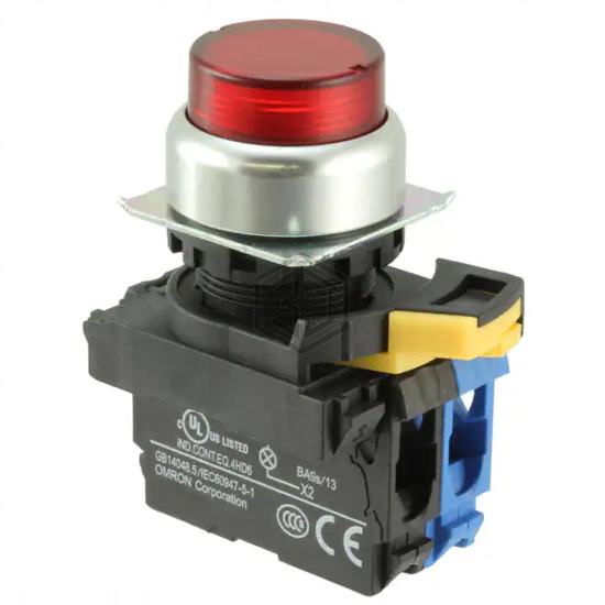 A22NL-RPA-TRA-G100-RB - Omron Automation and Safety - Pushbutton Switches