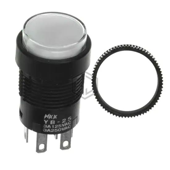 YB25CKW01-2CF24-JB - NKK Switches - Pushbutton Switches