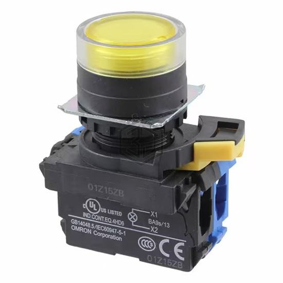 A22NL-BGA-TYA-G100-YC - Omron Automation and Safety - Pushbutton Switches