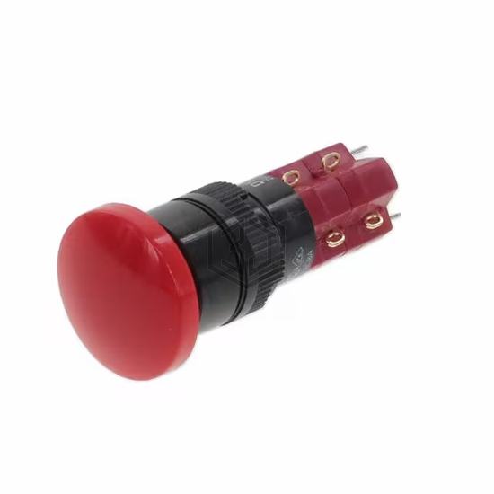 D16EER20RED - E-Switch - Pushbutton Switches