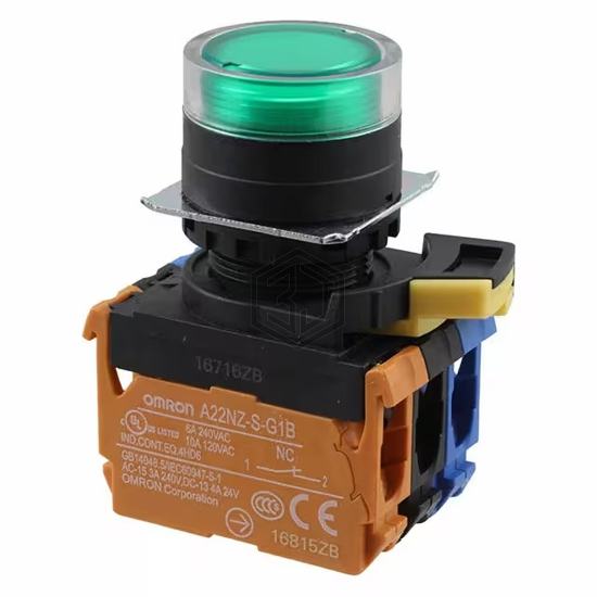 A22NL-BGM-TGA-G102-GB - Omron Automation and Safety - Pushbutton Switches