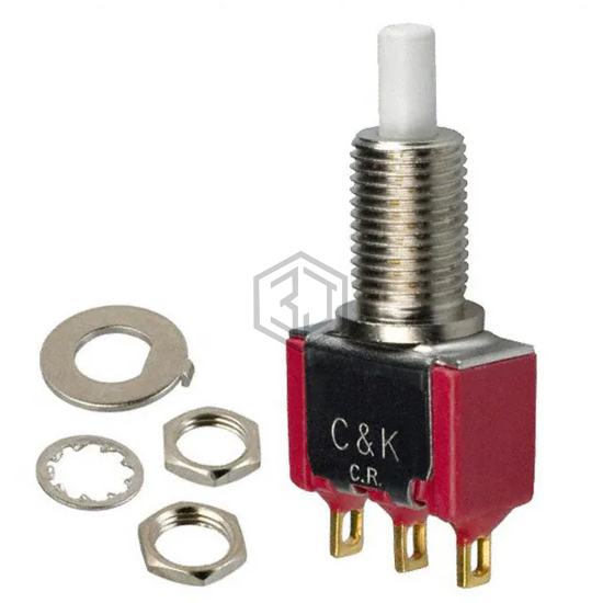 8121SYZGE - C&K - Pushbutton Switches