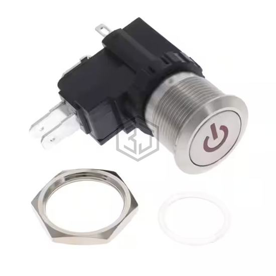 AVH19LSFP3121604 - TE Connectivity ALCOSWITCH Switches - Pushbutton Switches