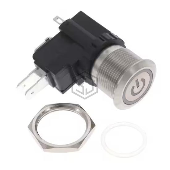 AVH19LSFE1A121604 - TE Connectivity ALCOSWITCH Switches - Pushbutton Switches