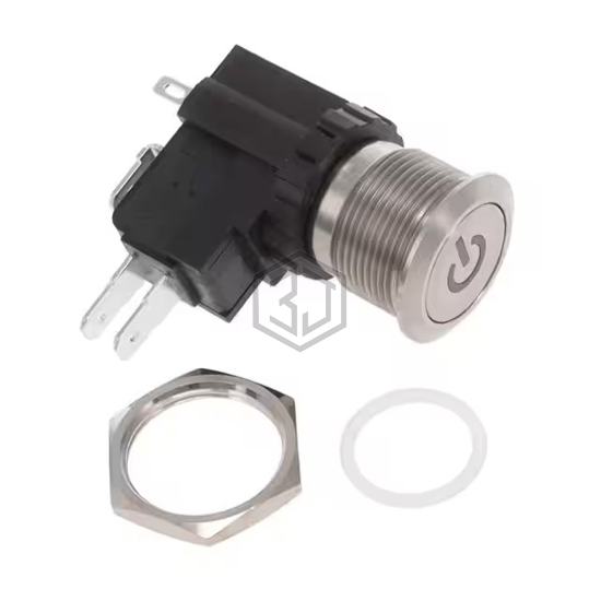 AVH19LSFPB121604 - TE Connectivity ALCOSWITCH Switches - Pushbutton Switches