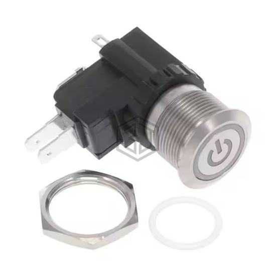 AVH19MSFE1A121604 - TE Connectivity ALCOSWITCH Switches - Pushbutton Switches