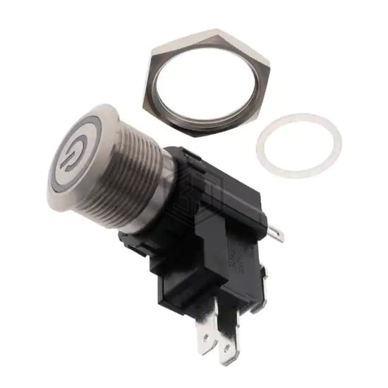 AVH19MSFE1B121604 - TE Connectivity ALCOSWITCH Switches - Pushbutton Switches
