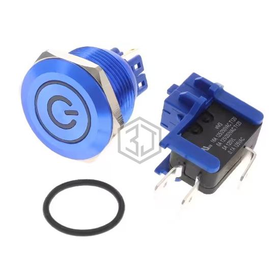 DHU281NGUBNB - CIT Relay and Switch - Pushbutton Switches