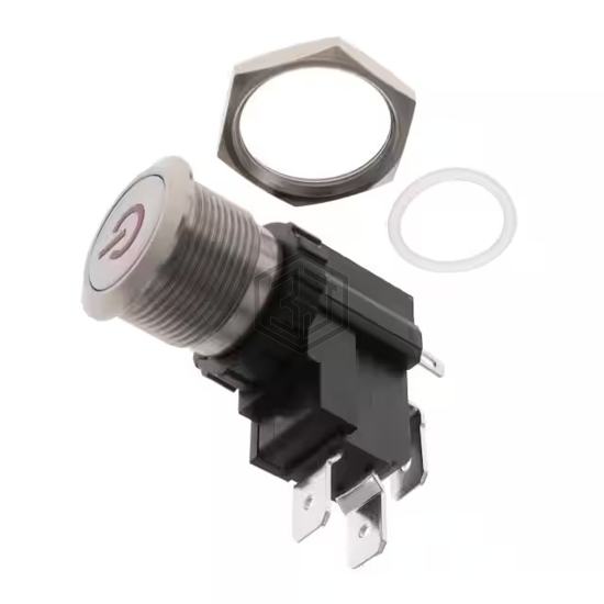 AVH19MSFP3122604 - TE Connectivity ALCOSWITCH Switches - Pushbutton Switches