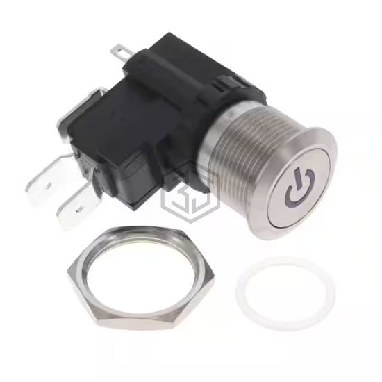 AVH19LSFP7122604 - TE Connectivity ALCOSWITCH Switches - Pushbutton Switches