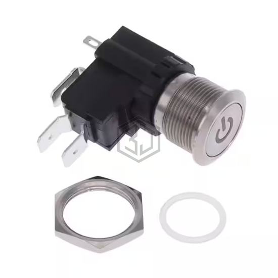 AVH19LSFPA122604 - TE Connectivity ALCOSWITCH Switches - Pushbutton Switches