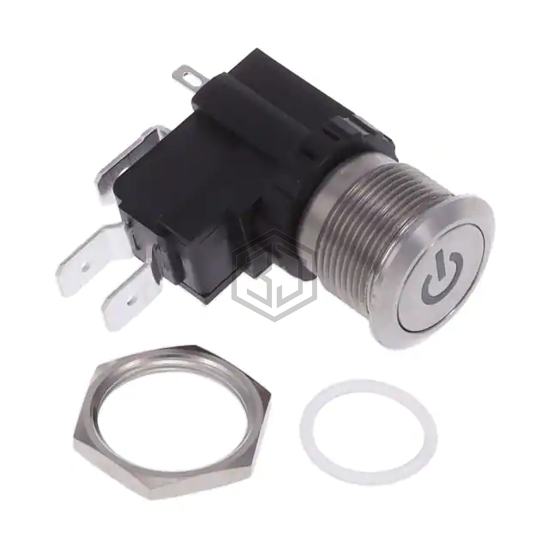 AVH19LSFPB122604 - TE Connectivity ALCOSWITCH Switches - Pushbutton Switches