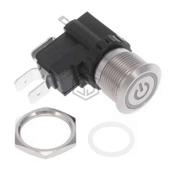 AVH19MSFE1A122604 - TE Connectivity ALCOSWITCH Switches - Pushbutton Switches