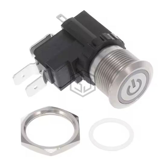 AVH19MSFE1B122604 - TE Connectivity ALCOSWITCH Switches - Pushbutton Switches