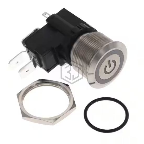 AVH22LSSFE1B122604 - TE Connectivity ALCOSWITCH Switches - Pushbutton Switches