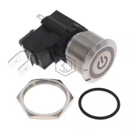 AVH22MSSFE1A122604 - TE Connectivity ALCOSWITCH Switches - Pushbutton Switches