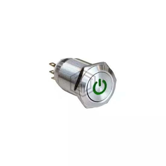MPI005P28LSGN12 - Bulgin - Pushbutton Switches