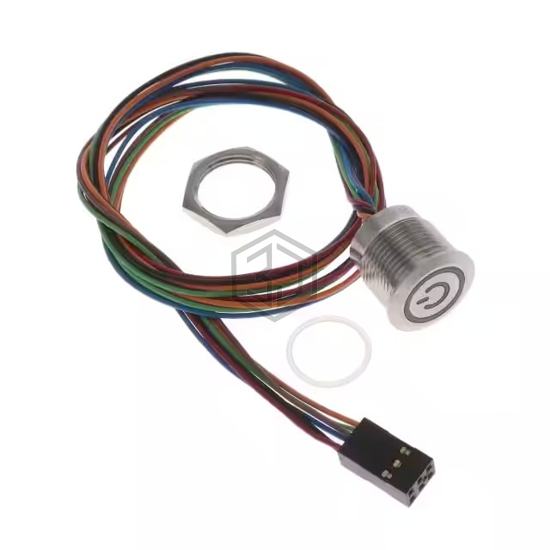 AVC16MS04FE1DT5B04 - TE Connectivity ALCOSWITCH Switches - Pushbutton Switches