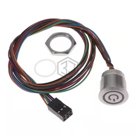 AVC16LS04FE1DT5B04 - TE Connectivity ALCOSWITCH Switches - Pushbutton Switches