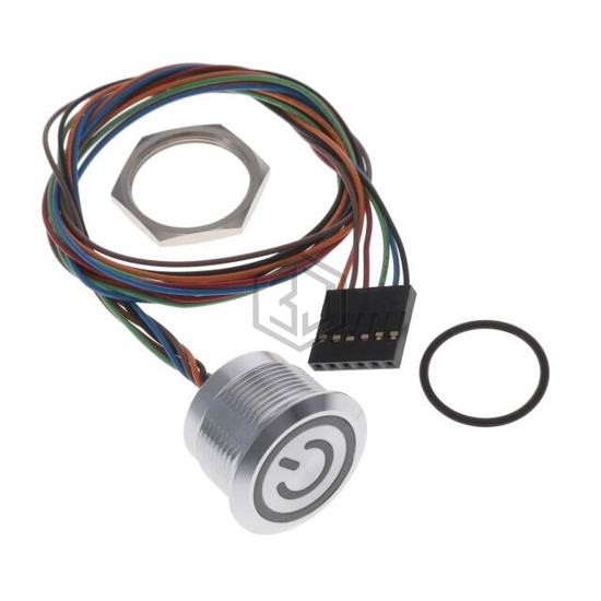 AVC22LAIOFE1DT5A04 - TE Connectivity ALCOSWITCH Switches - Pushbutton Switches
