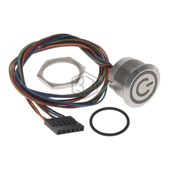 AVC22MS04FE1DT5A04 - TE Connectivity ALCOSWITCH Switches - Pushbutton Switches