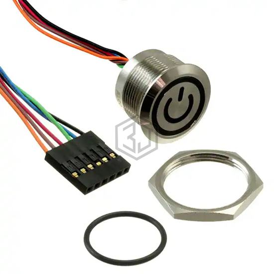 AVC22MS16FE1DT5A04 - TE Connectivity ALCOSWITCH Switches - Pushbutton Switches