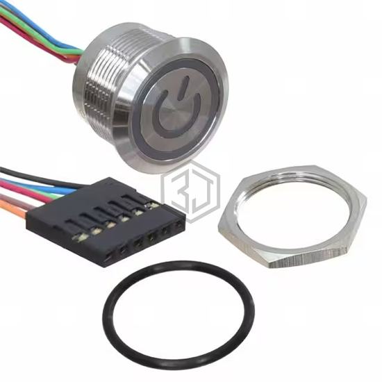 AVC22LS16FE1DT5A04 - TE Connectivity ALCOSWITCH Switches - Pushbutton Switches