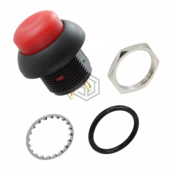 RP8301B2M1CEBLKREDNIL - E-Switch - Pushbutton Switches