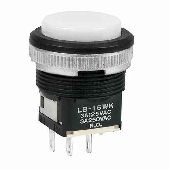 LB16WKW01-12-BJ - NKK Switches - Pushbutton Switches