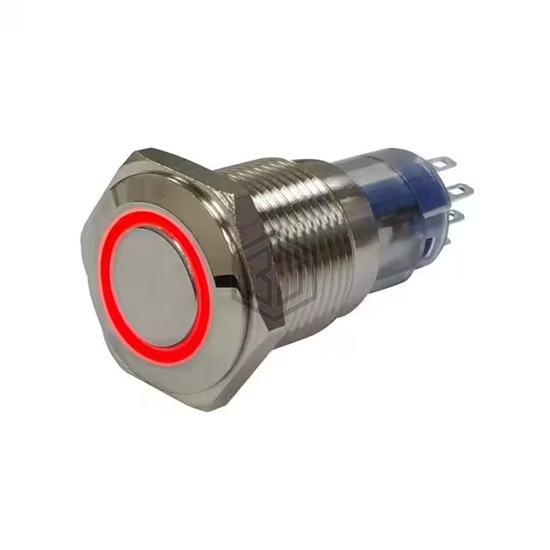 SW-PB7-03LB32DFRR12V - Adam Tech - Pushbutton Switches