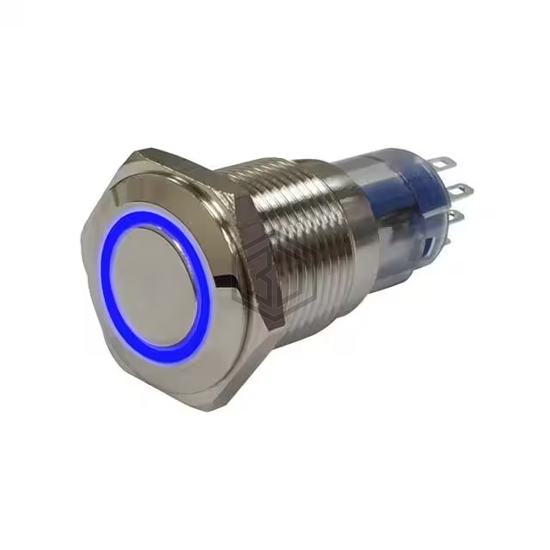SW-PB7-03LB32DFRB12V - Adam Tech - Pushbutton Switches