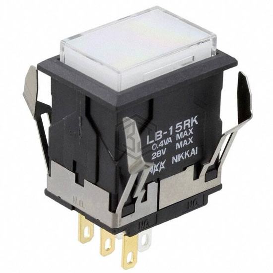 LB15RKG01-5C05-JB - NKK Switches - Pushbutton Switches