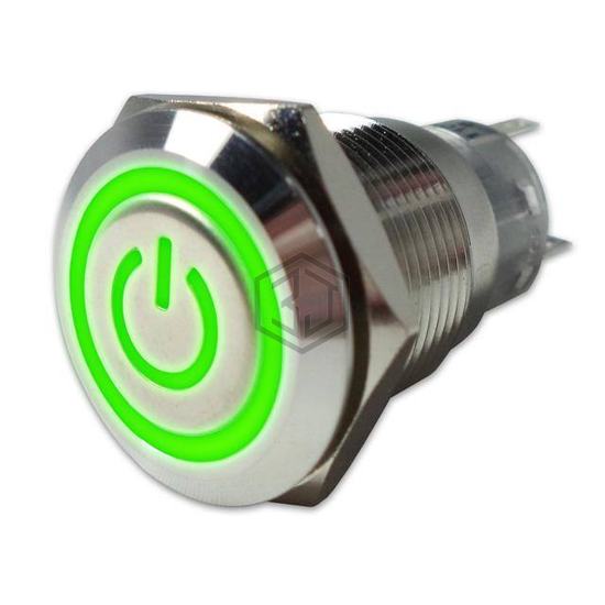 SW-PB7-03LB22CFPG12V - Adam Tech - Pushbutton Switches