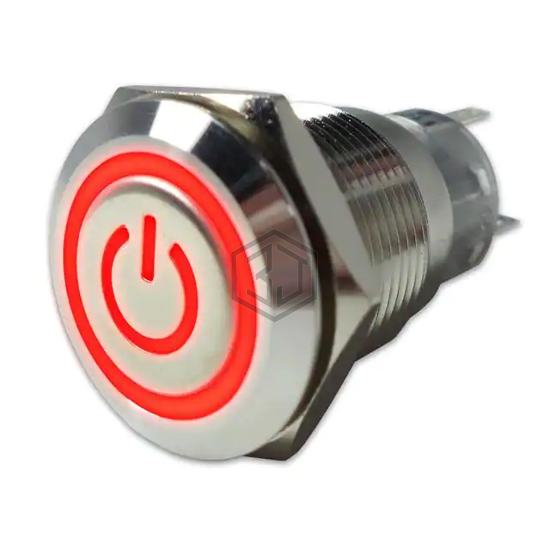 SW-PB7-03LB22CFPR12V - Adam Tech - Pushbutton Switches
