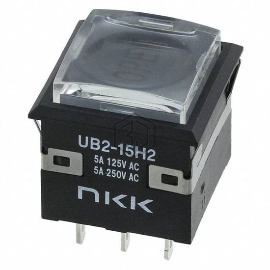 UB215KKW016CF-4JCF14 - NKK Switches - Pushbutton Switches
