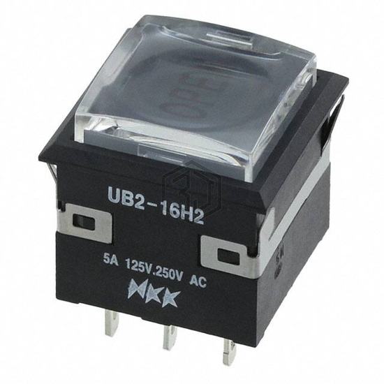 UB216KKW016CF-4JCF14 - NKK Switches - Pushbutton Switches