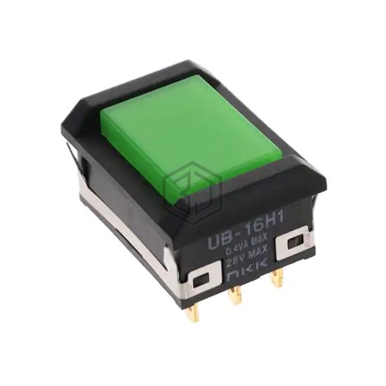 UB16NBKG015F-FF - NKK Switches - Pushbutton Switches