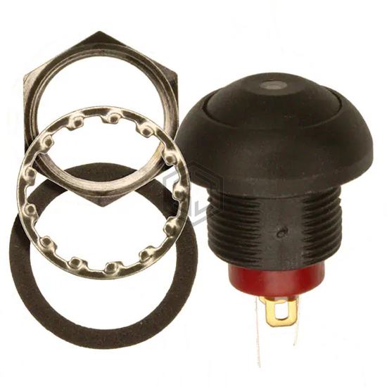RP8100B2M1CEBLKBLKWHT - E-Switch - Pushbutton Switches
