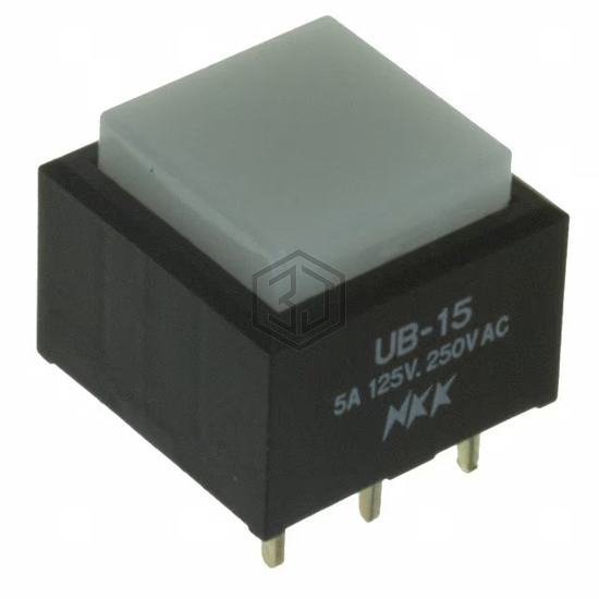 UB15SKW03N-B - NKK Switches - Pushbutton Switches