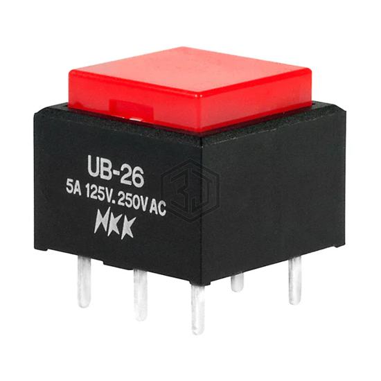 UB26SKW03N-C - NKK Switches - Pushbutton Switches